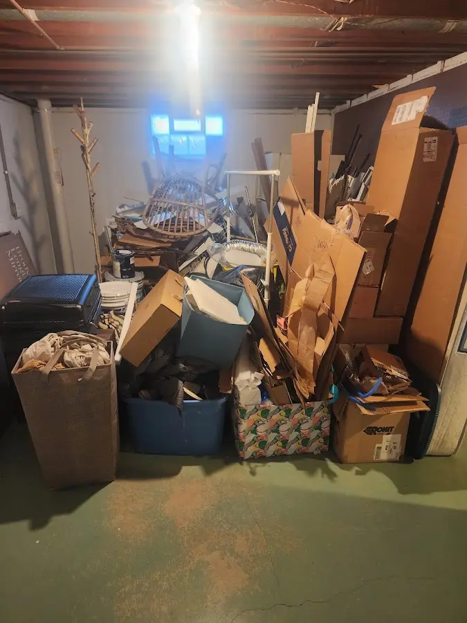 Roll-off dumpster container at job site for 15 Yard Dumpster Rental in Jesup